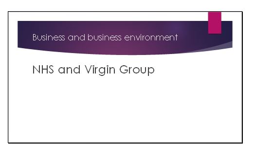 Business Environment Slide 1