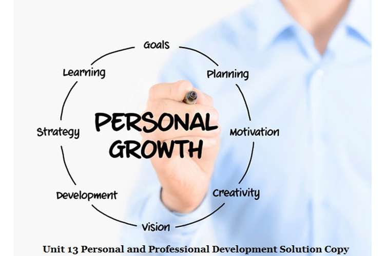 Unit 13 Personal and Professional Development Solution Copy