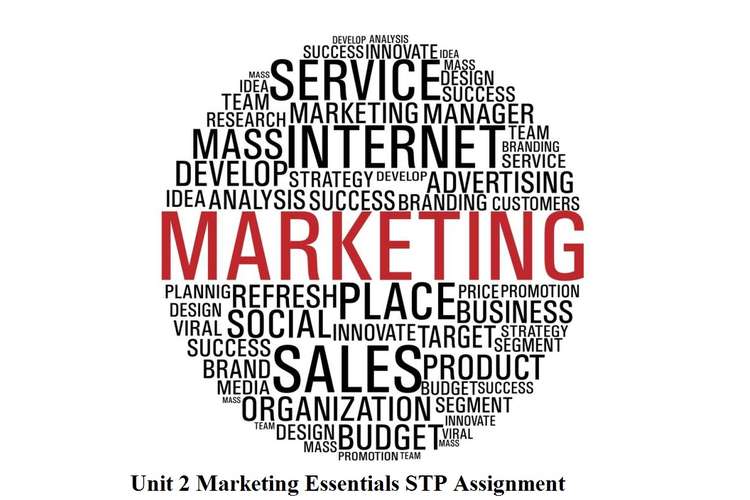 Unit 2 Marketing Essentials STP Assignment