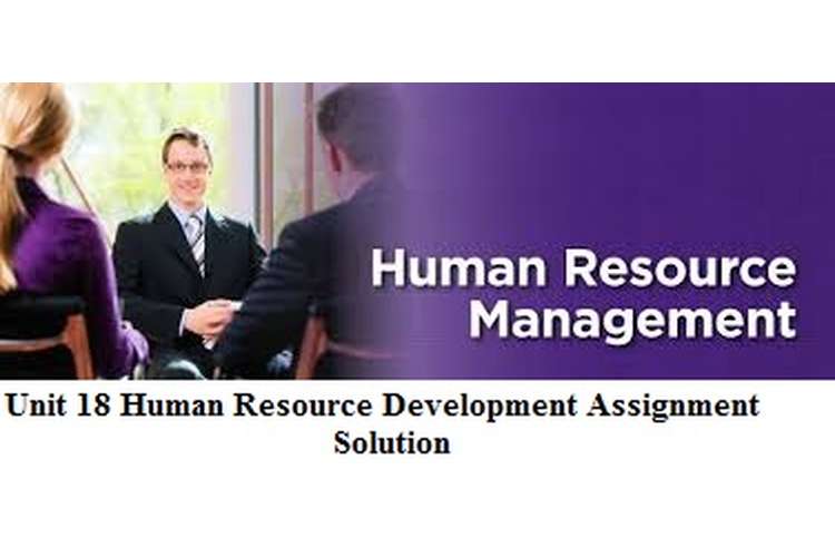 o employees entry-level Solution Assignment Unit Human 18 Resource Development