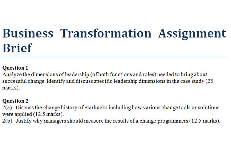 Business assignment essay