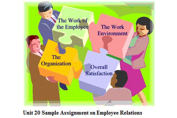 Unit 20 Sample Assignment on Employee Relations