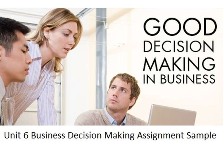 decision making assignment sample