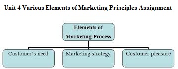 Unit 4 Various Elements of Marketing Principles Assignment 