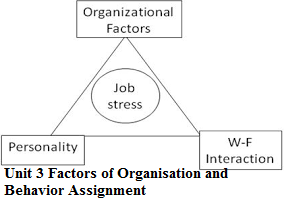Unit 3 Factors of Organisation and Behavior Assignment 