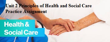 Unit 2 Principles of Health and Social Care Practice Assignment