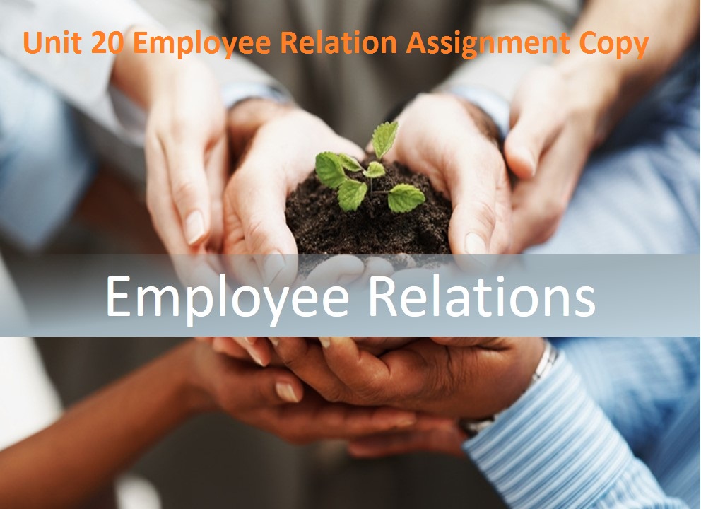 Unit 20 Employee Relation Assignment Copy