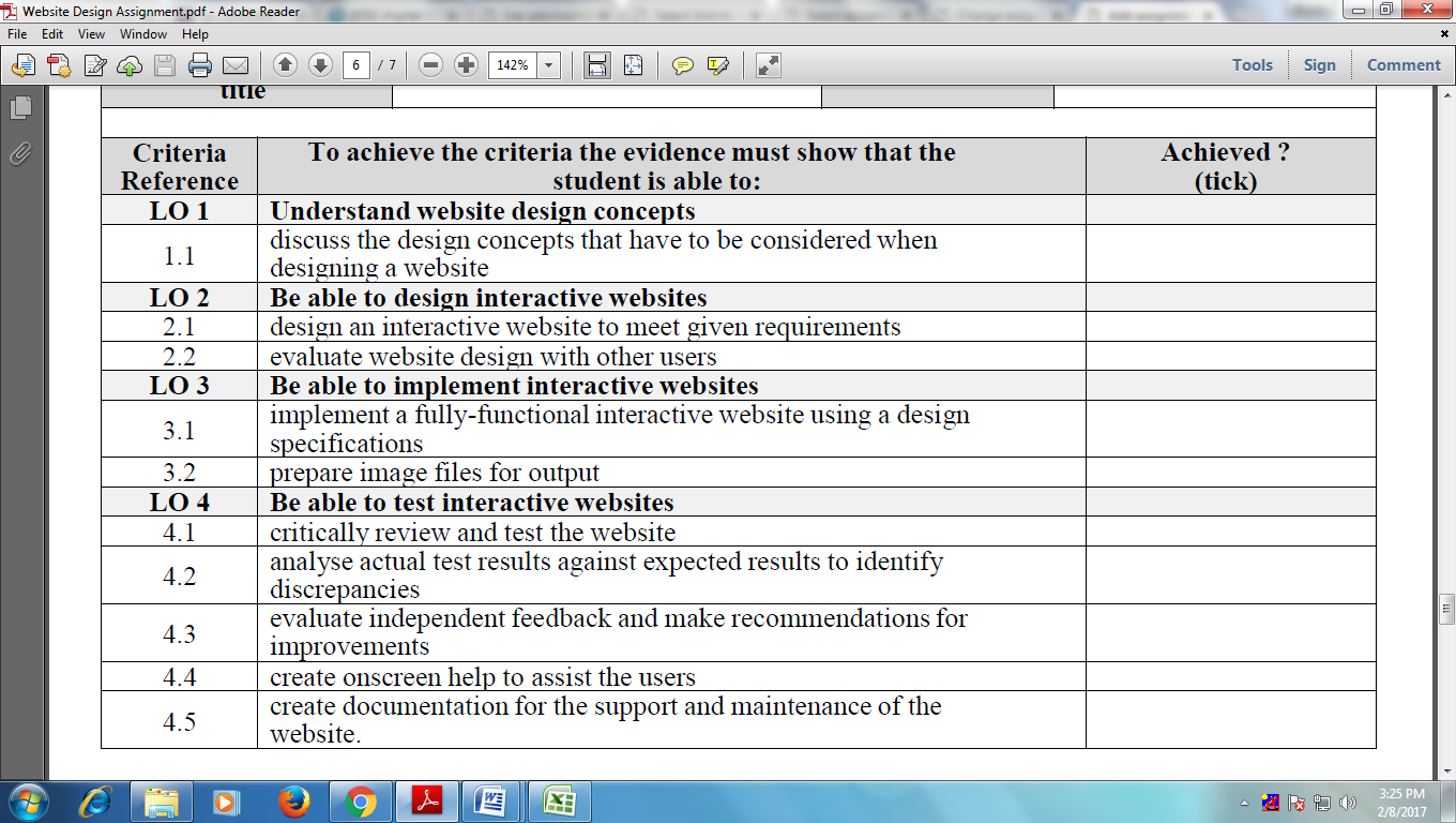 Taxi Website Design Assignment