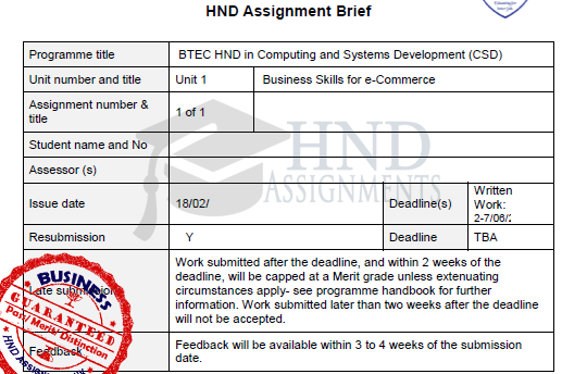 Business Skills for ecommerce