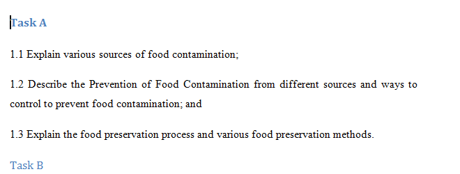 Food Safety Management