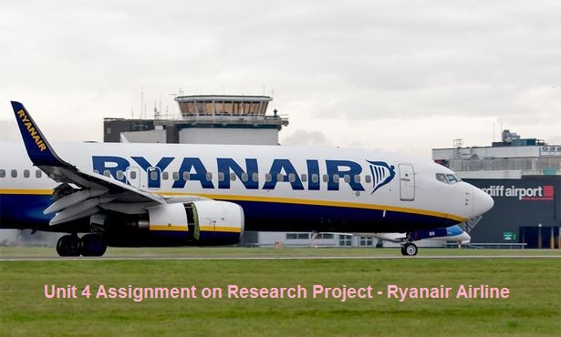 Unit 4 Assignment on Research Project - Ryanair Airline 