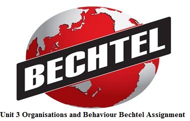 Unit 3 Organisations Behaviour Bechtel Assignment