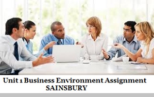 Unit 1 Business Environment Assignment - Sainsbury