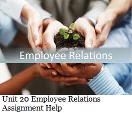 Unit 20 Employee Relations Assignment Help