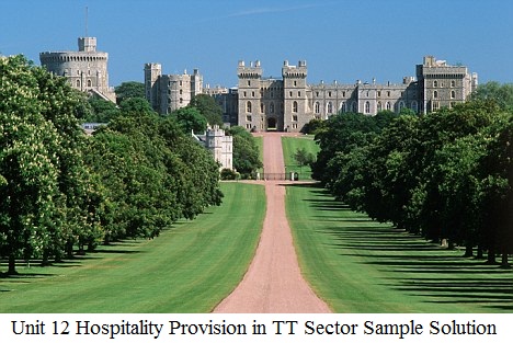 Unit 12 Hospitality Provision in TT Sector Sample Solution