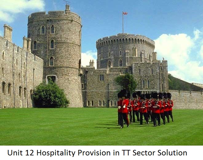 Unit 12 Hospitality Provision in TT Sector Solution