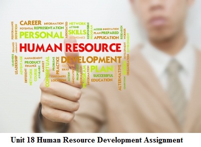 Unit 18 Human Resource Development Assignment