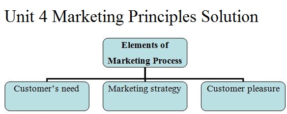 Unit 4 Marketing Principles Solution