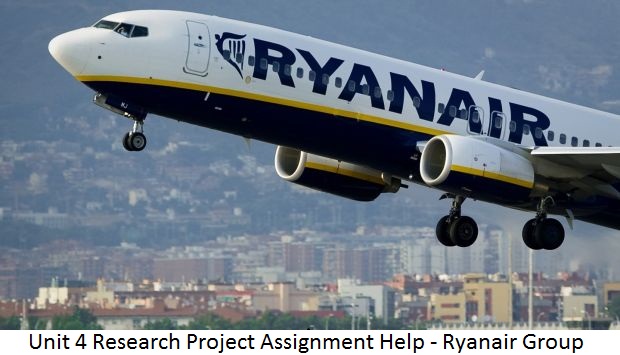Unit 4 Research Project Assignment Help - Ryanair Group
