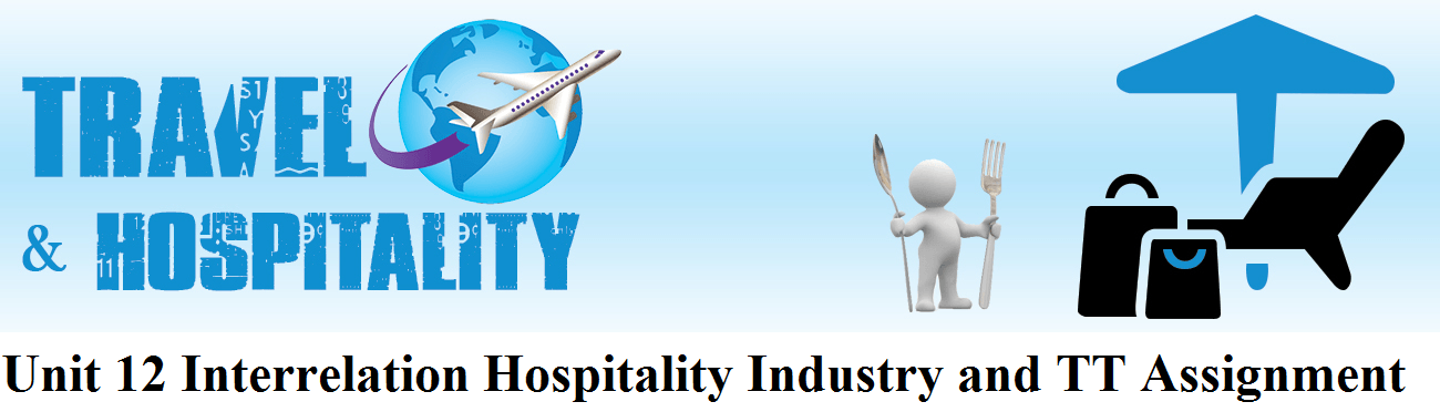 Unit 12 Interrelation Hospitality Industry and TT Assignment  