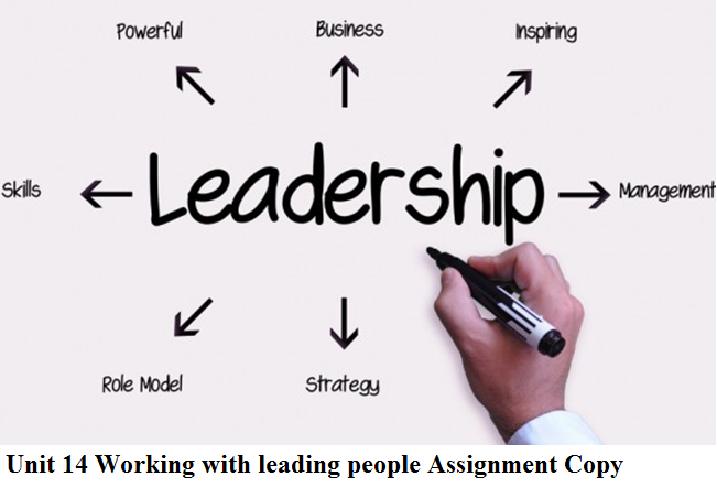 Unit 14 Working with leading people Assignment Copy