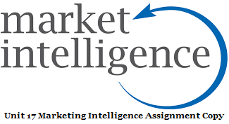 Unit 17 Marketing Intelligence Assignment Copy