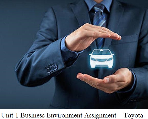 Unit 1 Business Environment Assignment – Toyota