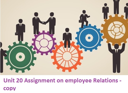Unit 20 Assignment employee Relations