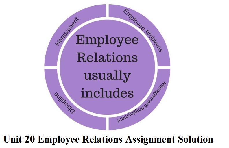 Unit 20 Employee Relations Assignment Solution