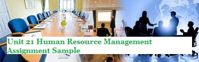 Human Resource Management Assignment Sample
