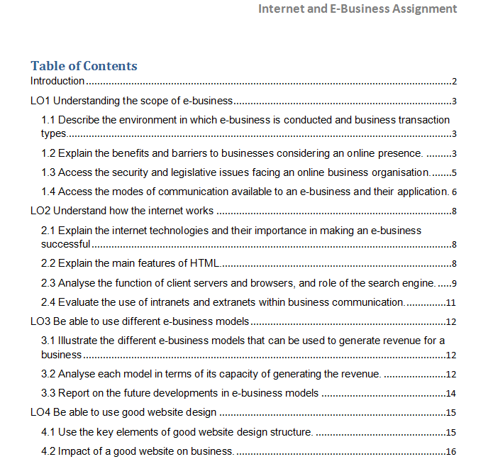Unit 29 The Internet and E-Business