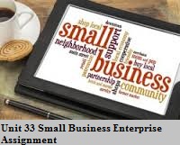 Unit 33 Small Business Enterprise Assignment