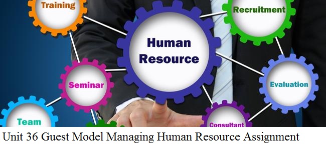 Unit 36 Guest Model Managing Human Resource Assignment