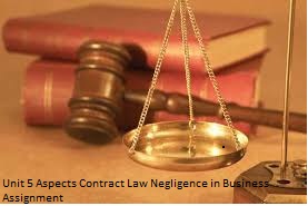 Unit 5 Aspects Contract Law Negligence in Business Assignment Sample