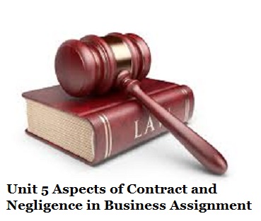 Aspects of Contract and Negligence in Business Assignment