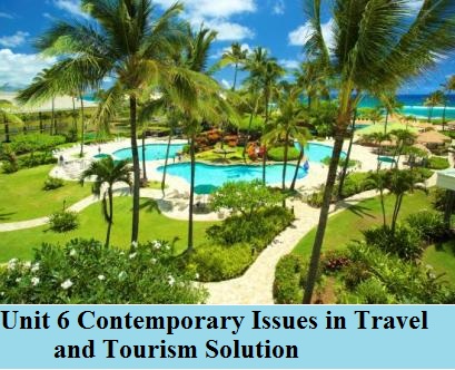 Contemporary Issues in Travel and Tourism Solution
