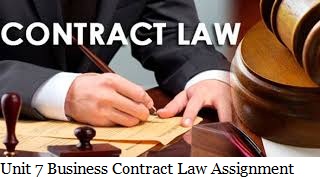 Business Contract Law Assignment