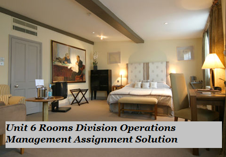  Rooms Division Operations Management Assignment Solution